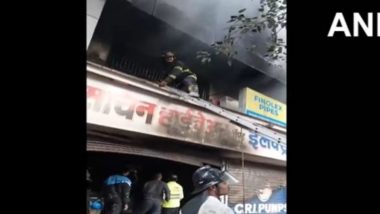 Pune Fire: Massive Blaze Erupts at Electric Hardware Store in Pimpri Chinchwad, Four Dead (Watch Video)