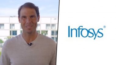 Rafael Nadal Joins Infosys As Global Brand Ambassador, Tennis Star Admits 'Excitement' As He Announces Partnership With Tech Company (Watch Video)