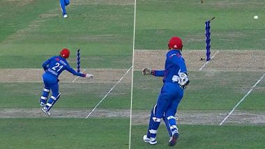 Rahmanullah Gurbaz Pulls Off Sensational Direct Hit To Run Out Saud Shakeel During PAK vs AFG 3rd ODI 2023 (Watch Video)