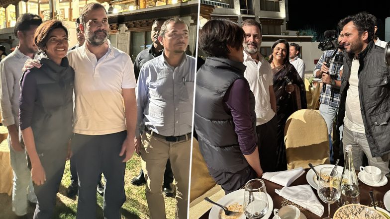 Rahul Gandhi Invites Sufiya Sufi, Guinness Book of World Records Holder for Special Dinner, Ultra Runner Says, 'Surprised by Mr Gandhi's Awareness of My Expedition' (See Pics)