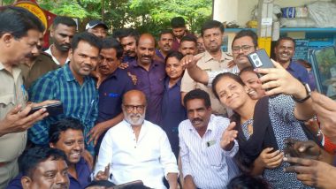 Rajinikanth Pays Surprise Visit to Bengaluru’s Jayanagar Bus Depot! Superstar’s Pics With Fans Take Internet by Storm