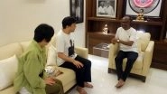 Jailer FDFS: Couple Travels All the Way to Chennai From Japan To Watch Rajinikanth&rsquo;s Action-Entertainer (View Pic & Watch Video)