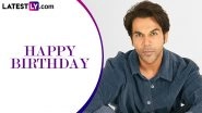Rajkummar Rao Birthday Special: From Stree to Badhaai Do, 5 Memorable Performances of the Versatile Actor!