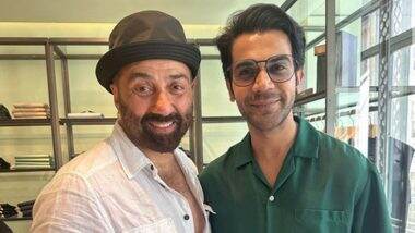 Rajkummar Rao Drops Pics with Sunny Deol, Calls Gadar 2 Actor ‘Man of the Hour’ (View Post)