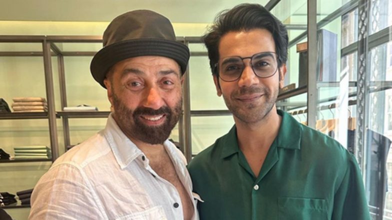 Rajkummar Rao Drops Pics with Sunny Deol, Calls Gadar 2 Actor ‘Man of the Hour’ (View Post)