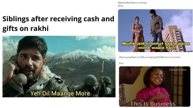 Raksha Bandhan 2023 Funny Memes and Jokes: Send Hilarious Puns, Tweets & GIFs To Celebrate Your Tom and Jerry Sibling Relationship