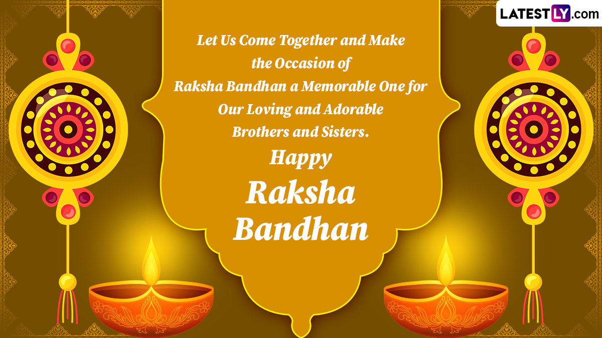 Happy Raksha Bandhan 2023 Greetings: Wishes, GIF Images, HD Wallpapers