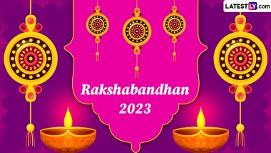 Happy Raksha Bandhan 2023 Greetings: Wishes, GIF Images, HD Wallpapers and Quotes To Share and Celebrate the Beautiful Bond Between Brothers and Sisters