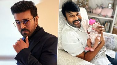 Chiranjeevi Turns 68: Ram Charan Posts Baby Klin Kaara's Pic With 'Chirutha' and Extends Heartwarming Wishes on Insta!