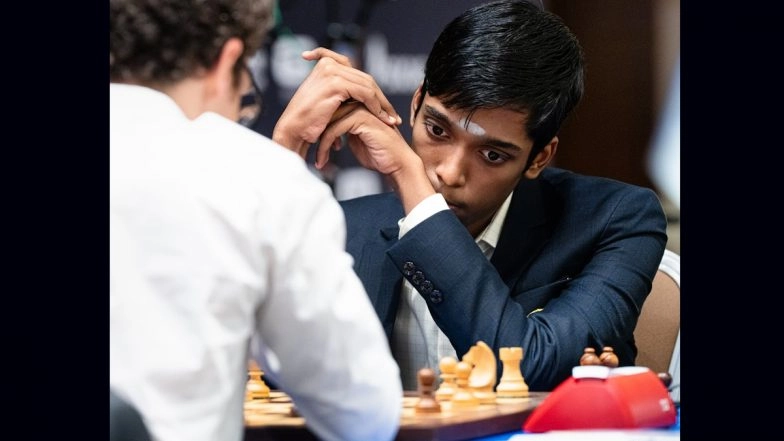 Delhi Chief Minister Arvind Kejriwal Congratulates Indian Grandmaster Rameshbabu Praggnanandhaa for Reaching FIDE Chess World Cup 2023 Final