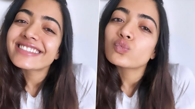 Rashmika Mandanna Takes The Internet by Storm With Her Cute Selfie In White Shirt (View Pics)