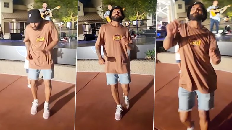 Ravindra Jadeja Shows Off His Dance Moves As He Grooves to AR Rahman’s ‘Muqabla’ During His US Vacation (Watch Video)