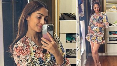 Reba Monica John Is All Smiles As She Clicks ‘Casual Mirror Selfies’ in Floral Dress (View Pics)