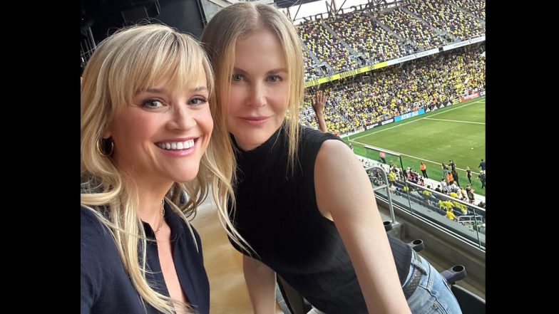 Leagues Cup Final: Reese Witherspoon Clicks Selfie With Nicole Kidman During Nashville vs Inter Miami Game (View Pic)