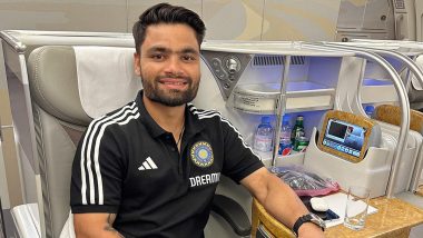 'When Dreams Come True' Rinku Singh Shares Picture From Flight As He Departs With Team India Squad For Three-Match T20I Series Against Ireland (See Post)