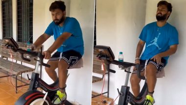 'Good Vibes Only' Rishabh Pant's Recovery On Track, Star Indian Wicketkeeper's Rehab Video Goes Viral!