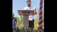 'Woh Enjoyment Nahi Miss Karna Yaar Life Mein&rsquo; Rishabh Pant Shares Important Message During His Speech on Independence Day 2023 (Watch Video)