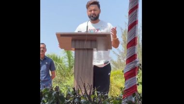 'Woh Enjoyment Nahi Miss Karna Yaar Life Mein’ Rishabh Pant Shares Important Message During His Speech on Independence Day 2023 (Watch Video)