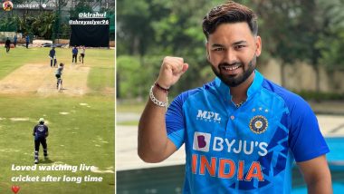 Rishabh Pant Watches KL Rahul, Shreyas Iyer Bat Together During Practice Match at NCA, Shares Video on Instagram Story
