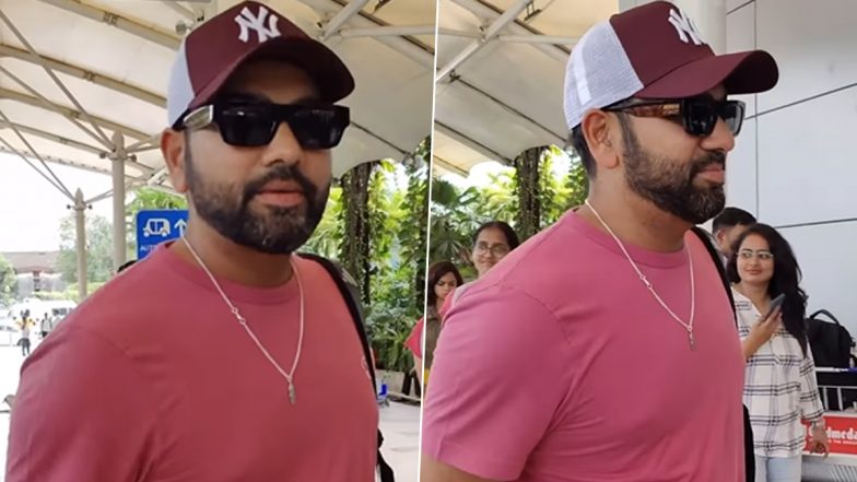 'Jeetenge, Jeetenge' Rohit Sharma Promises Victory Ahead of Asia Cup 2023, India Captain's Response to Fan in Airport Goes Viral! (Watch Video)