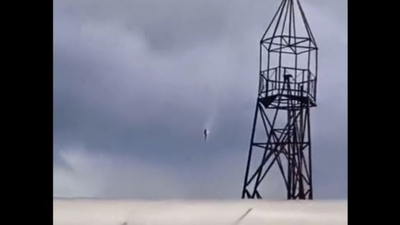 Russia Plane Crash Video: 10 Killed in Plane Crash in Tver Region, Officials Say Wagner Chief Yevgeny Prigozhin Was on Board