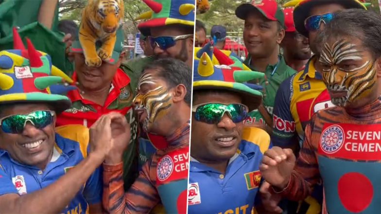 Sri Lanka and Bangladesh Fans Perform 'Naagin' Dance Ahead of SL vs BAN Asia Cup 2023 Match, Video Goes Viral!