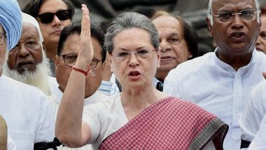 Congress ‘Strongly Opposed’ to India’s Abstention on UN General Assembly Resolution Calling for ‘Humanitarian Truce’ Between Israel and Hamas in Gaza, Says Sonia Gandhi