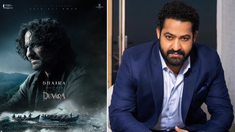 Devara: Jr NTR Reveals Saif Ali Khan’s First Look on Actor’s 53rd Birthday (View Post)