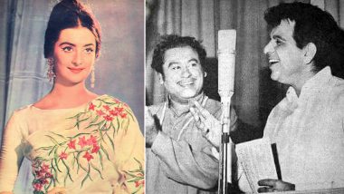 Kishore Kumar 94th Birth Anniversary: Saira Banu Shares Vintage Pic of Dilip Kumar with Legendary Singer (View Post)