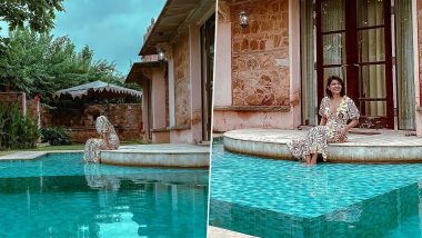 Samantha Ruth Prabhu Stuns in Printed Maxi Dress As She Chills by the Pool During Her Holiday (View Pics)