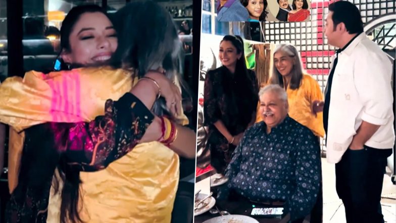 Sarabhai Vs Sarabhai's Rupali Ganguly, Satish Shah, Ratna Pathak and Rajesh Kumar Reunite for Dinner (Watch Video)