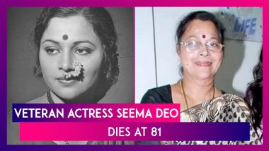 Seema Deo Dies: Veteran Actress Passes Away At 81; Best Known For Films Like Anand And Kora Kagaz