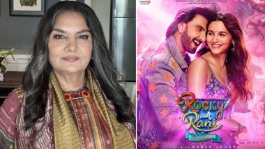 Rocky Aur Rani Kii Prem Kahaani: Shabana Azmi Breaks Silence on Her Kissing Scene with Dharmendra, Says ‘Why Can’t a Strong Woman Be a Romantic Person as Well'