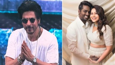 'We Will Produce Another Child' Shah Rukh Khan Makes Cringe Joke at Atlee's Wife Priya During Jawan's Chennai Event (Watch Video)