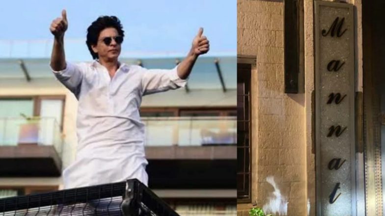 Shah Rukh Khan's Mannat Gets Police Protection Due To Protests Against The Actor's Online Gaming Ad (Watch Video)