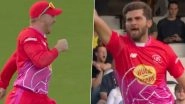 Shaheen Afridi Strikes With His First Ball Once Again, Dismisses Jason Roy During Oval Invincibles vs Welsh Fire the Men&rsquo;s Hundred 2023 Match (Watch Video)