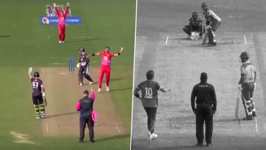 Sasur Damaad Same Same! Shaheen Afridi, Shahid Afridi Take Two Wickets Each on Same Day in the Hundred and Global T20 Canada 2023 (Watch Video)