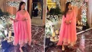 Shanaya Kapoor Is a &lsquo;Desi Barbie&rsquo; in Pink Anarkali Suit! Vrushabha Actress Shares Stunning Pics on Insta