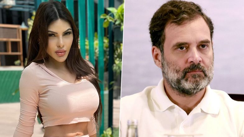 Sherlyn Chopra To Marry Rahul Gandhi? Actress Says She's Ready to Tie Knot With Congress Leader, But Sets Surname Condition (Watch Video)