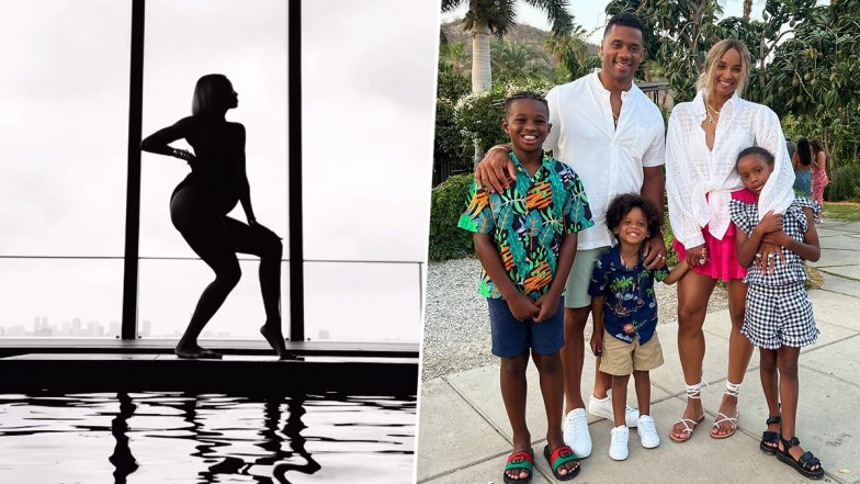 Pregnant Ciara Glows in Floaty Top with Husband Russell Wilson