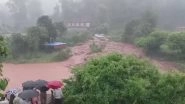 Himachal Pradesh Rains Video: Several Vehicles and Castles Washed Away Due to Heavy Rainfall in Sirmaur District