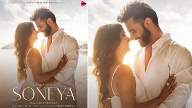 ‘Soneya’ Song: Rahul Vaidya’s New Music Video Co-Starring Jiya Shankar To Be Released on August 25! Check Out the Romantic Poster