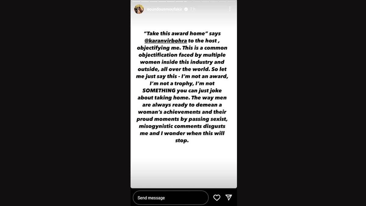 Soundous Moufakir Accuses Karanvir Bohra of Objectifying Her by Saying ...