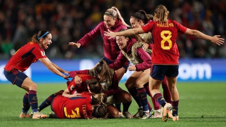 Spain Enter FIFA Women's World Cup 2023 Final, Beat Sweden 2-1 to Qualify For Summit Clash For the First Time-Ever