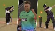 Spencer Johnson, Australia&rsquo;s Latest Pace Sensation, Shines With Astounding Figures of 3/1 on Debut in The Men's Hundred 2023 (Watch Video)