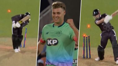 Spencer Johnson, Australia’s Latest Pace Sensation, Shines With Astounding Figures of 3/1 on Debut in The Men's Hundred 2023 (Watch Video)
