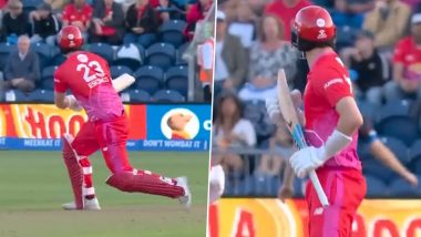 Innovative! Stephen Eskinazi Pulls Off Unique Shot for a Six During Welsh Fire vs London Spirit in The Men’s Hundred 2023 (Watch Video)