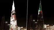 Jawan Trailer At Burj Khalifa: Shah Rukh Khan&rsquo;s Reaction Is Unmissable at The Grand Launch In Dubai (Watch Video)