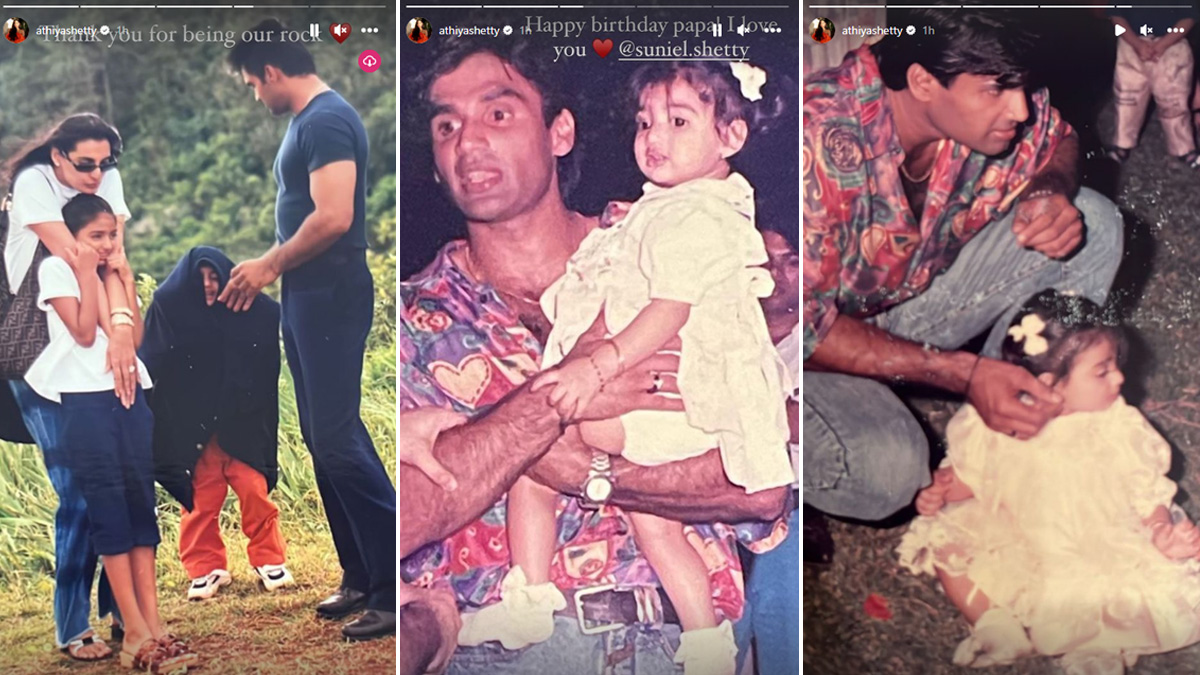 Suniel Shetty Birthday: Athiya Shetty Shares Major Throwback Pics To ...