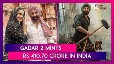 Gadar 2 Box Office Collection: Sunny Deol- Ameesha Patel's Blockbuster Film Mints Rs 410.70 Crore In India